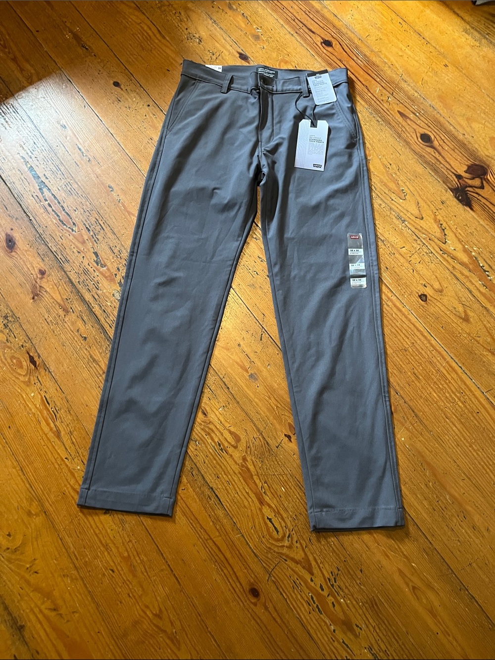 Levi's Men's Charcoal Stretch Chinos